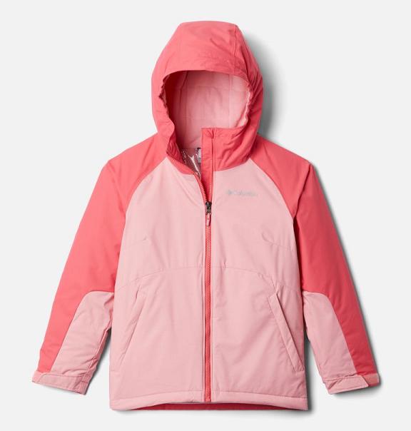 Columbia Alpine Action II Ski Jacket Pink Blue For Girls NZ91683 New Zealand
